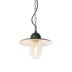 Moderne buiten hanglamp donkergroen IP44 - Kansas