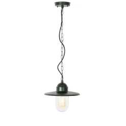 Moderne buiten hanglamp donkergroen IP44 - Kansas