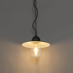 Moderne buiten hanglamp donkergroen IP44 - Kansas