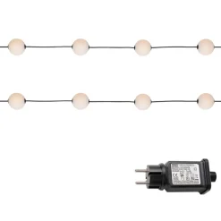 Moderne buiten lichtsnoer 8M incl. LED 14-lichts - Malai