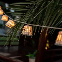 Moderne buiten lichtsnoer 8m incl. LED 10-lichts - Aurora