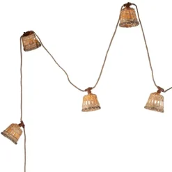 Moderne buiten lichtsnoer 8m incl. LED 10-lichts - Aurora