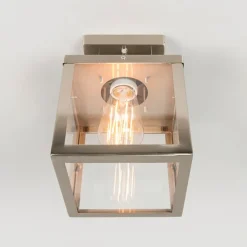 Moderne buiten plafondlamp staal - Rotterdam