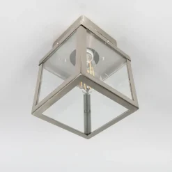 Moderne buiten plafondlamp staal - Rotterdam