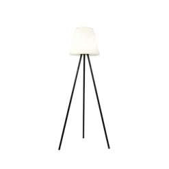 Moderne buiten vloerlamp zwart IP44 incl. LED op solar - Virginia