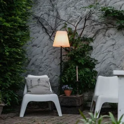 Moderne buiten vloerlamp zwart - Virginia