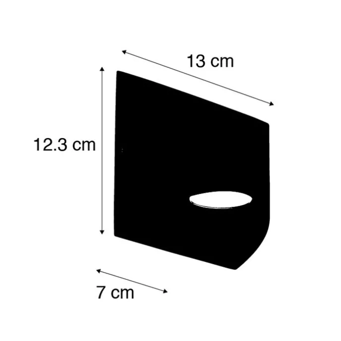 Moderne buiten wandlamp donkergrijs incl. LED 2-lichts IP54 - Mal