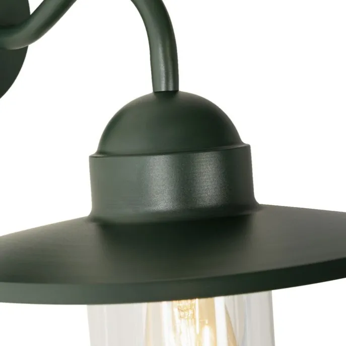 Moderne buiten wandlamp donkergroen IP44 - Kansas