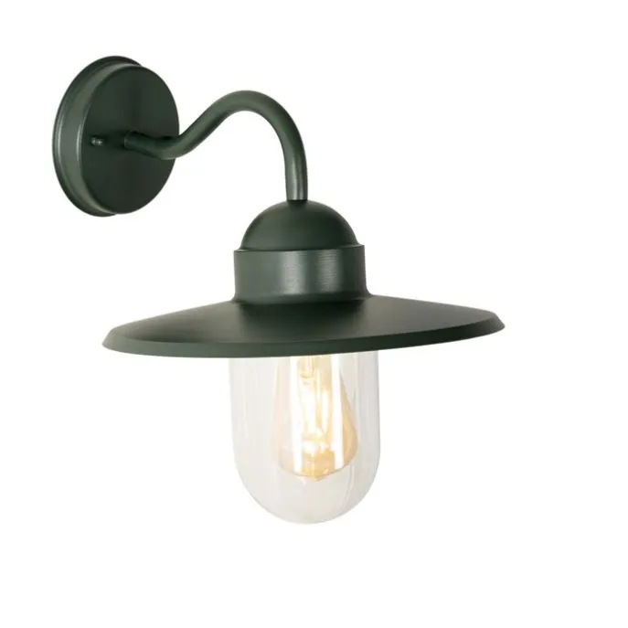 Moderne buiten wandlamp donkergroen IP44 - Kansas