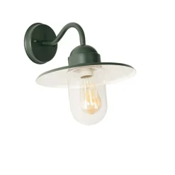 Moderne buiten wandlamp donkergroen IP44 - Kansas