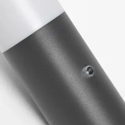 Moderne buiten wandlamp donkergrijs IP44 met schemersensor- Rox