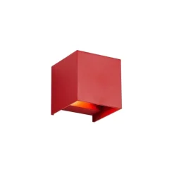 Moderne buiten wandlamp donker rood incl. LED IP54 - Edwin