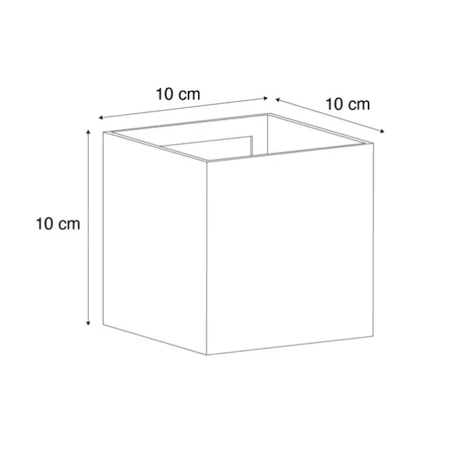 Moderne buiten wandlamp donker rood incl. LED IP54 - Edwin