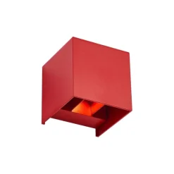 Moderne buiten wandlamp donker rood incl. LED IP54 - Edwin