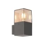 Moderne buiten wandlamp donkergrijs IP44 - Denmark