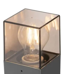 Moderne buiten wandlamp donkergrijs IP44 - Denmark