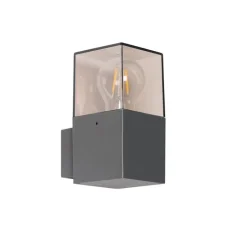Moderne buiten wandlamp donkergrijs IP44 - Denmark