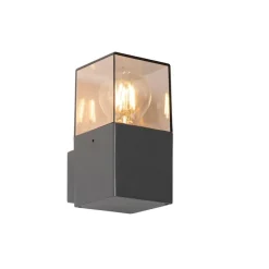 Moderne buiten wandlamp donkergrijs IP44 - Denmark