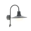 Moderne buiten wandlamp donkergrijs IP44 bewegingssensor - Herman