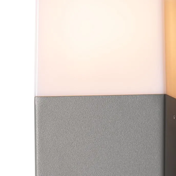Moderne buiten wandlamp grijs IP44 - Denmark