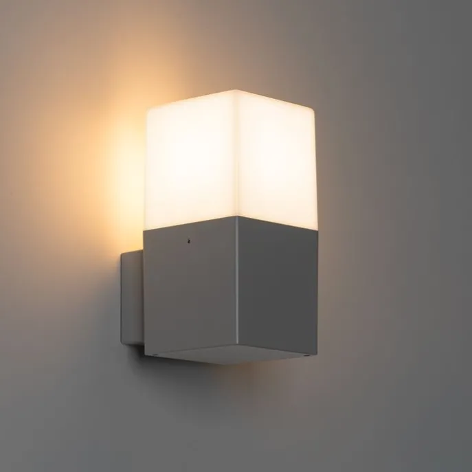 Moderne buiten wandlamp grijs IP44 - Denmark