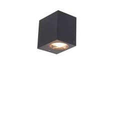 Moderne buiten wandlamp grijs van kunststof - Baleno