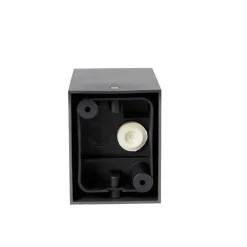 Moderne buiten wandlamp grijs van kunststof - Baleno