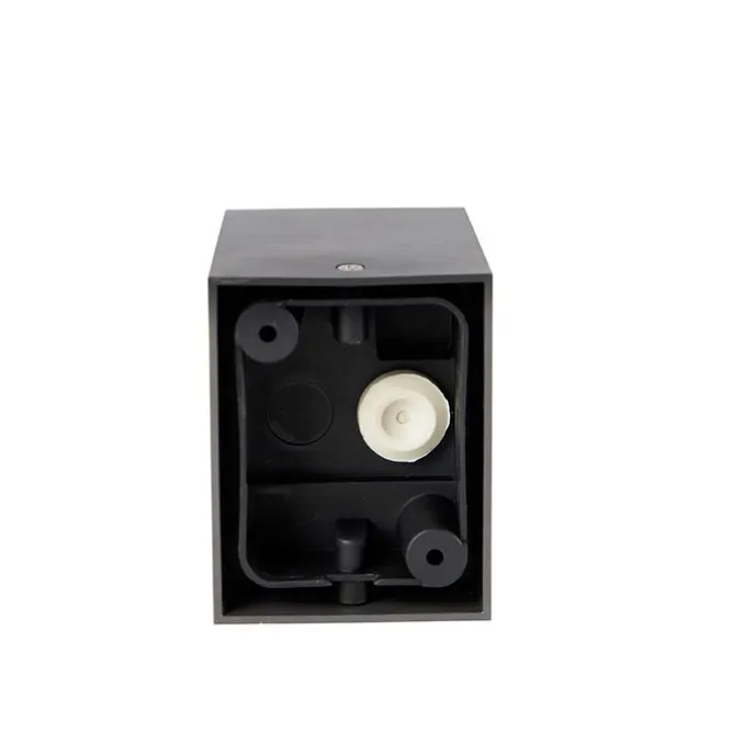 Moderne buiten wandlamp grijs van kunststof - Baleno