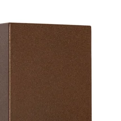 Moderne buiten wandlamp roestbruin kunststof - Baleno