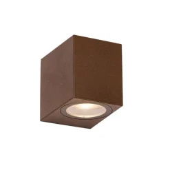 Moderne buiten wandlamp roestbruin kunststof - Baleno