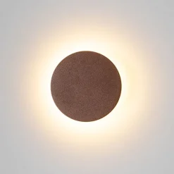 Moderne buiten wandlamp roestbruin incl. LED IP54 - Skyf