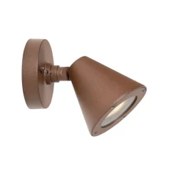 Moderne buiten wandlamp roestbruin IP44 verstelbaar - Ciara