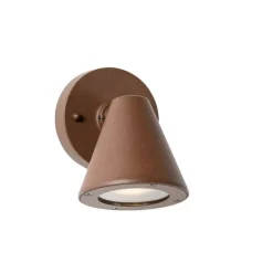 Moderne buiten wandlamp roestbruin IP44 verstelbaar - Ciara