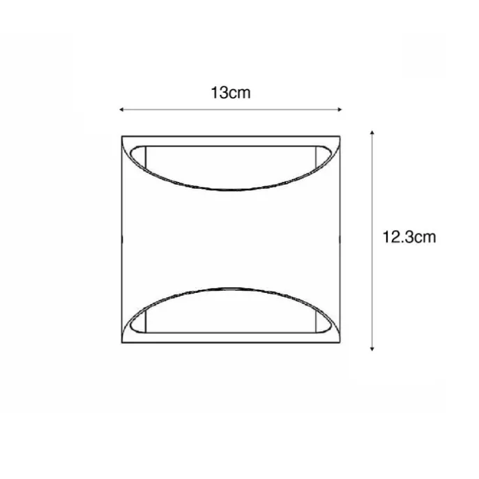Moderne buiten wandlamp roestbruin incl. LED 2-lichts IP54 - Mal