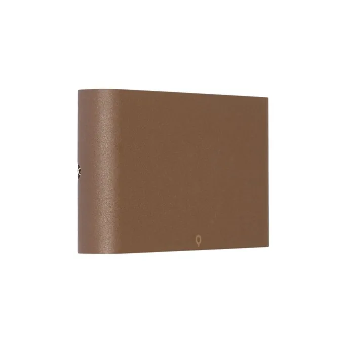 Moderne buiten wandlamp roestbruin 17,5 cm incl. LED IP65 - Batt