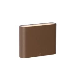Moderne buiten wandlamp roestbruin 11,5 cm incl. LED IP65 - Batt