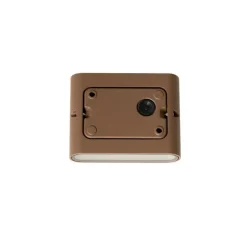 Moderne buiten wandlamp roestbruin 11,5 cm incl. LED IP65 - Batt