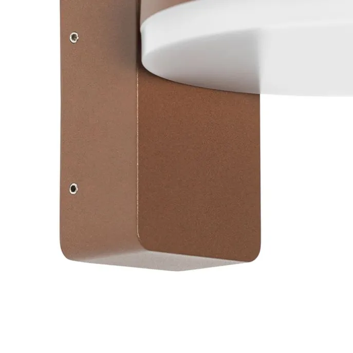 Moderne buiten wandlamp roestbruin incl. LED IP54 - Esmee