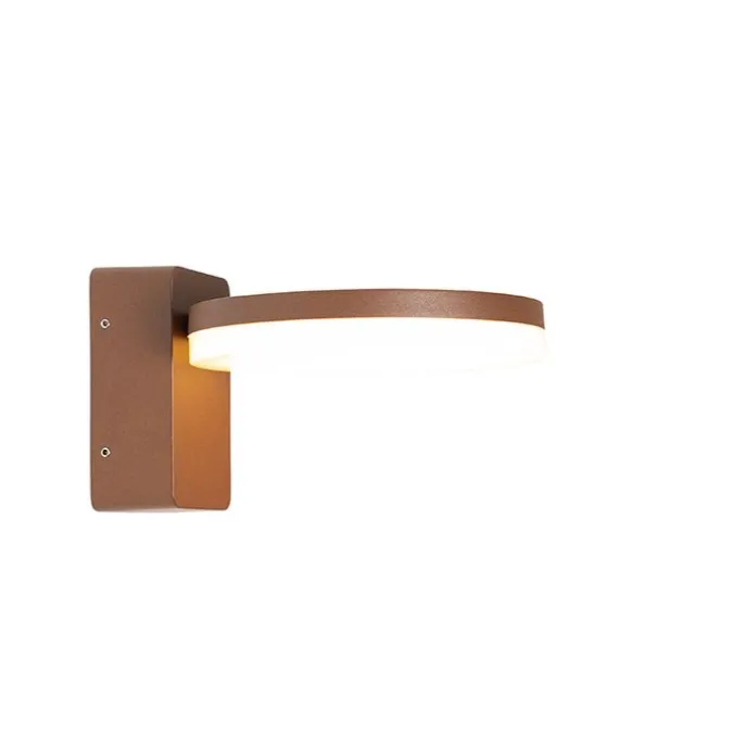 Moderne buiten wandlamp roestbruin incl. LED IP54 - Esmee