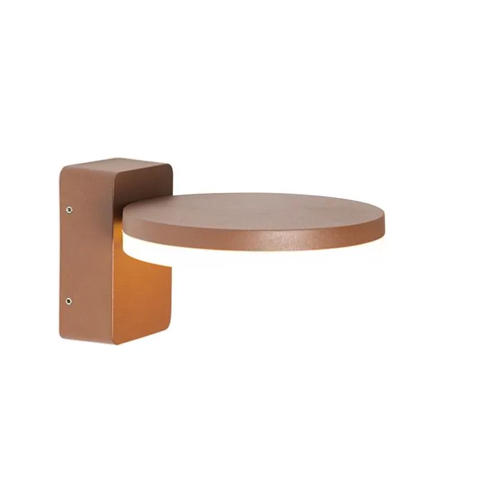 Moderne buiten wandlamp roestbruin incl. LED IP54 - Esmee