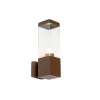 Moderne buiten wandlamp roestbruin - Malios