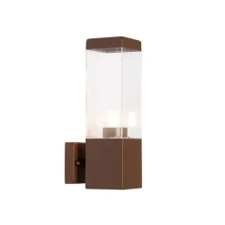 Moderne buiten wandlamp roestbruin - Malios