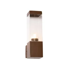 Moderne buiten wandlamp roestbruin - Malios