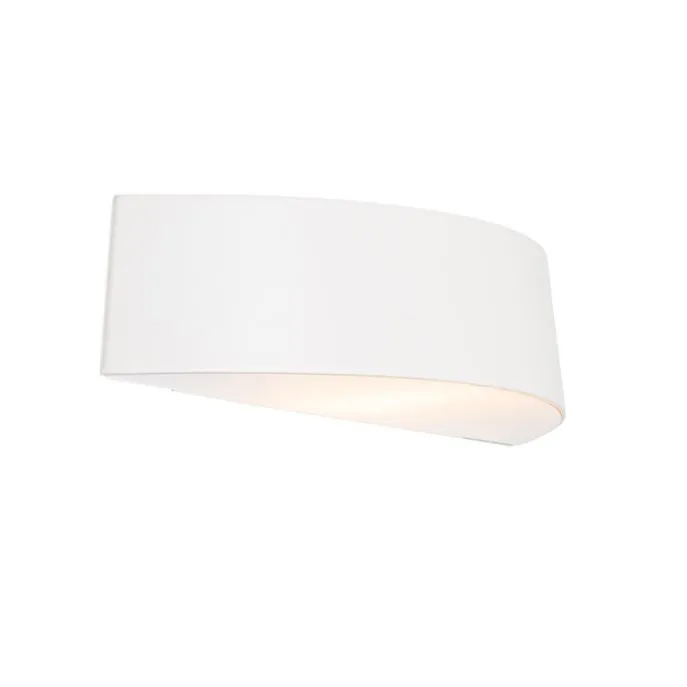 Moderne buiten wandlamp wit IP44 - Caz