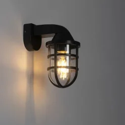 Moderne buiten wandlamp zwart IP54 - Joeri