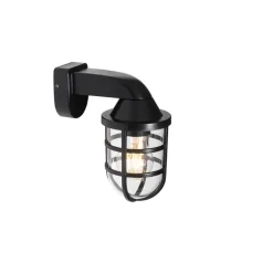 Moderne buiten wandlamp zwart IP54 - Joeri