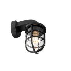 Moderne buiten wandlamp zwart IP54 - Joeri