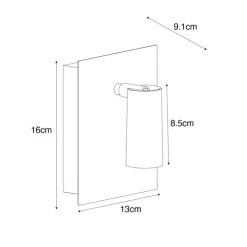Moderne buiten wandlamp zwart incl. LED IP54 - Simon