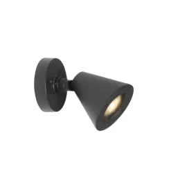 Moderne buiten wandlamp zwart IP44 verstelbaar - Ciara