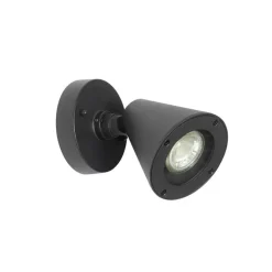 Moderne buiten wandlamp zwart IP44 verstelbaar - Ciara